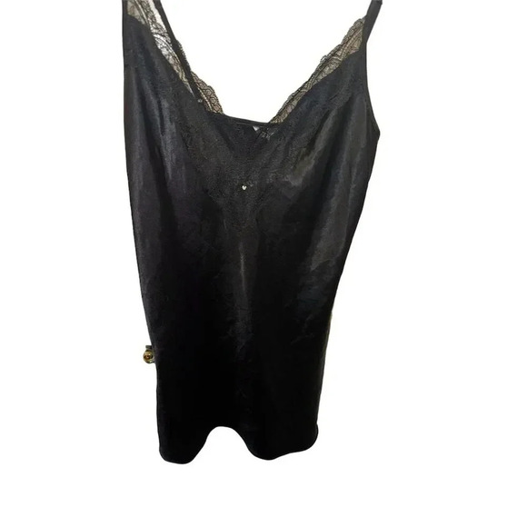 Victoria's Secret Women's Black Lace Trim Slip Dress Chemise Size S - Picture 1 of 7